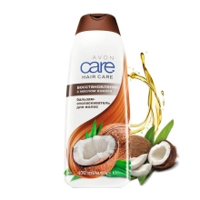Бальзам-ополаскиватель для волос с маслом кокоса «Восстановление», 400 мл